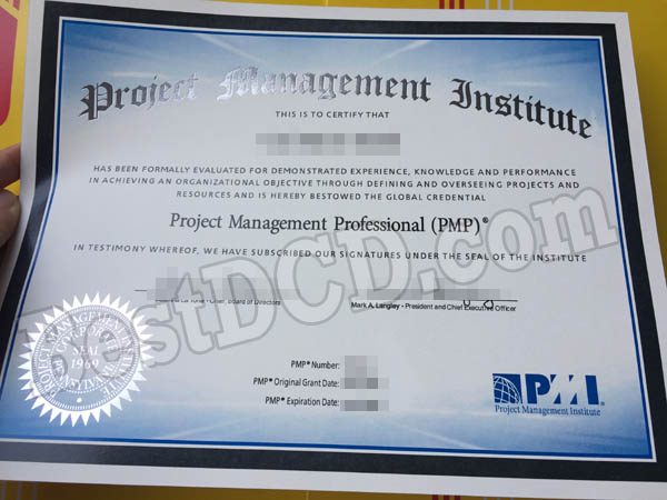 PMI fake certificate