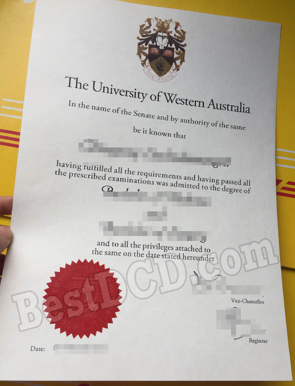 University of Western Australia fake degree