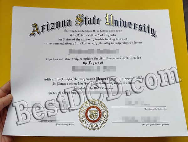 Arizona State University degree