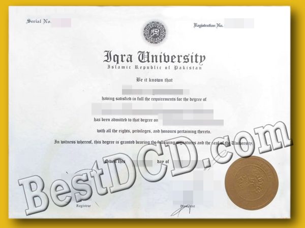 IQRA University degree