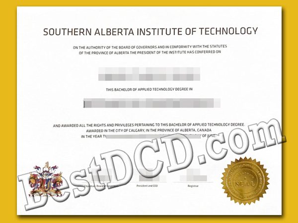 Southern Alberta Institute of Technology degree