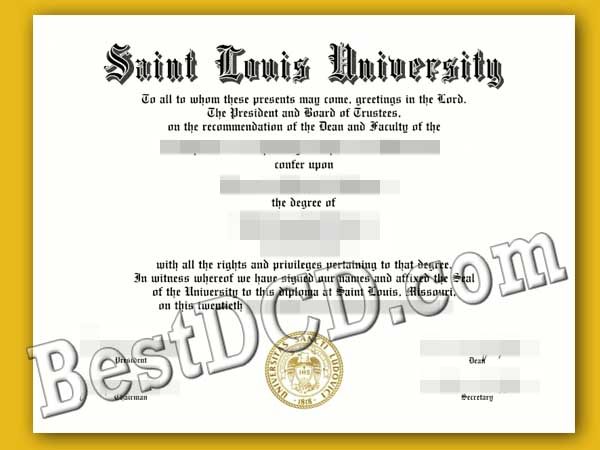 Saint Louis University degree